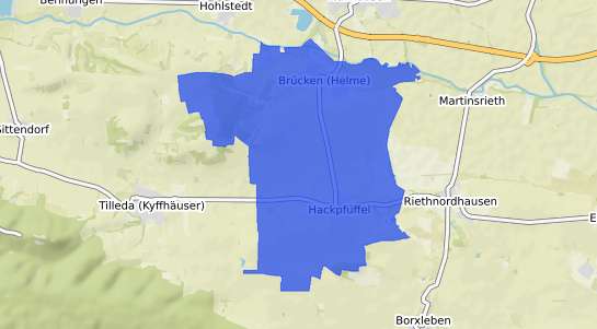 Bodenrichtwertkarte Br&uuml;cken-Hackpf&uuml;ffel